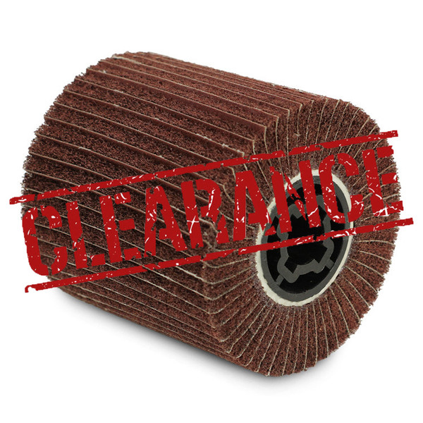 CLEARANCE 4” x 4” Interleaf Flap Wheel Drum