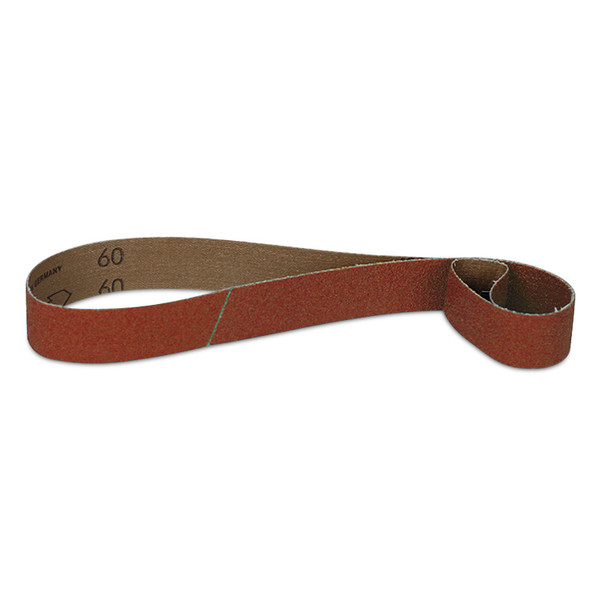 STARCKE Premium 1/2" X 18" Ceramic Cloth Sanding Belts – 10 Pack, 40 Grit, For Metal & Composites