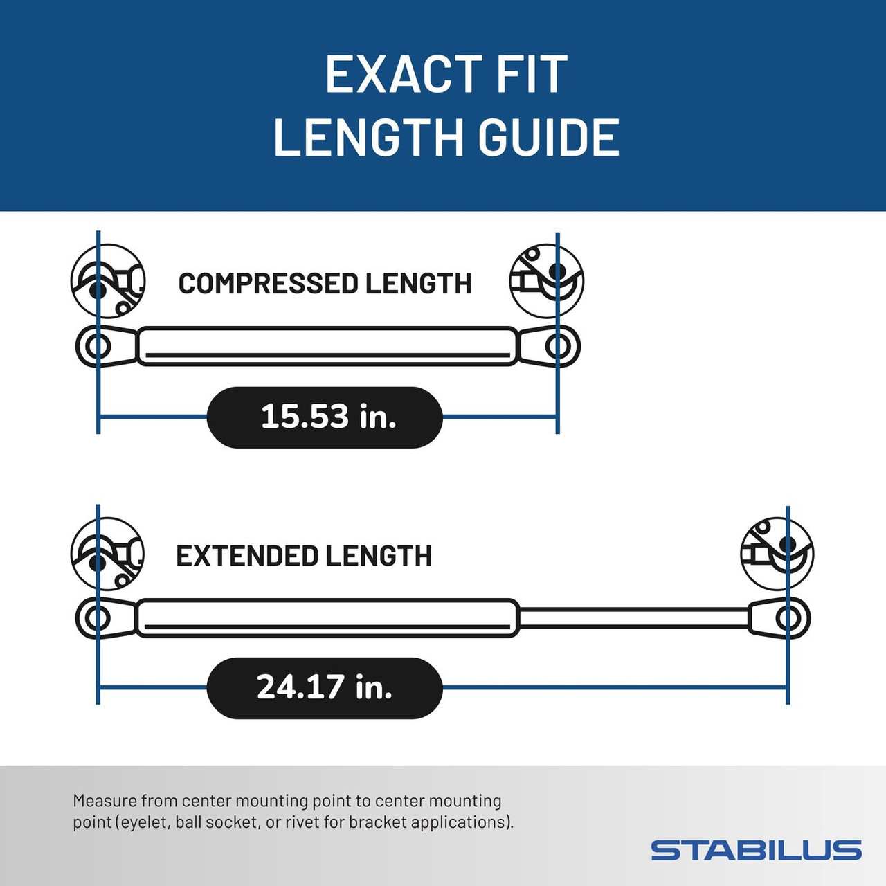 Mazda 3 Hatch Lift Support - Stabilus 3B-315280
