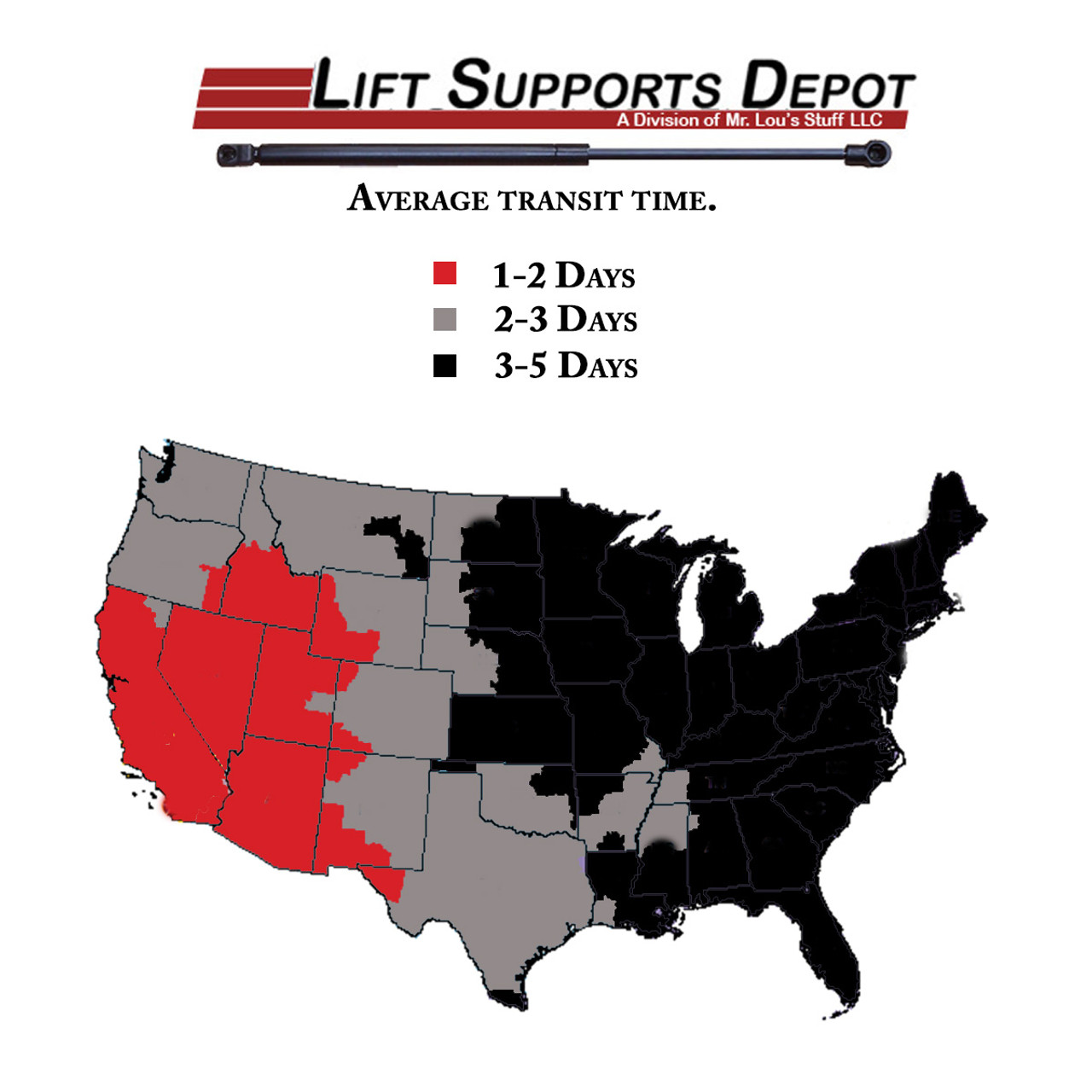 Lift Supports Depot SE170P30M10 for the Universal