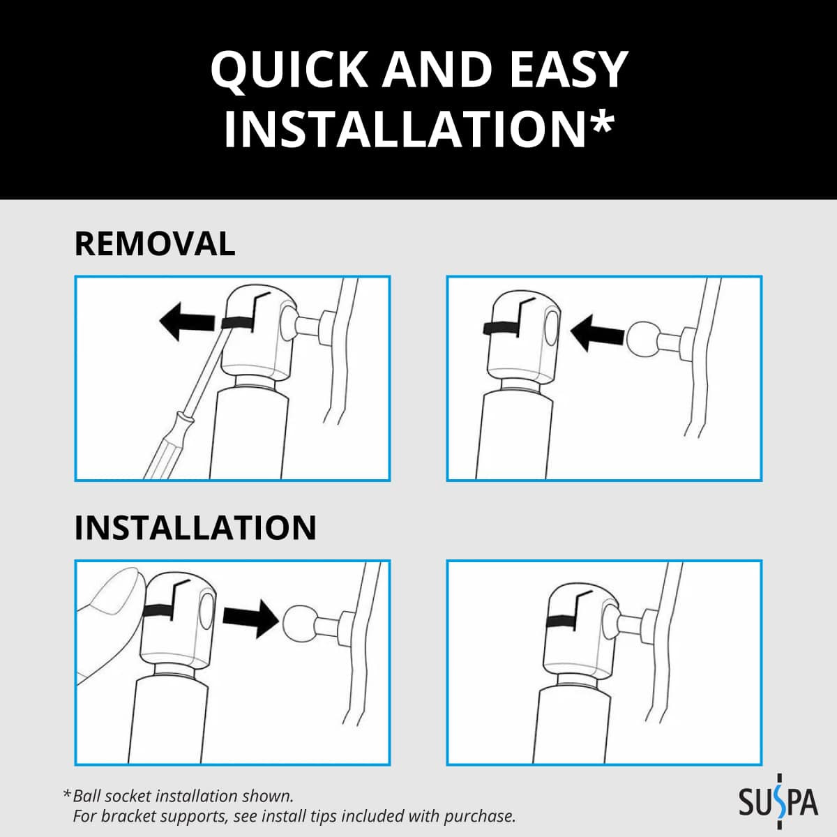 26.34 Inch x 60 Pound Lift Support | Suspa C16-16142
