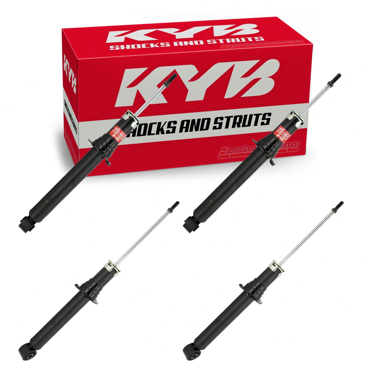 2001-2006 Lexus LS430 4 pc Strut Kits KYB Excel-G Front Rear