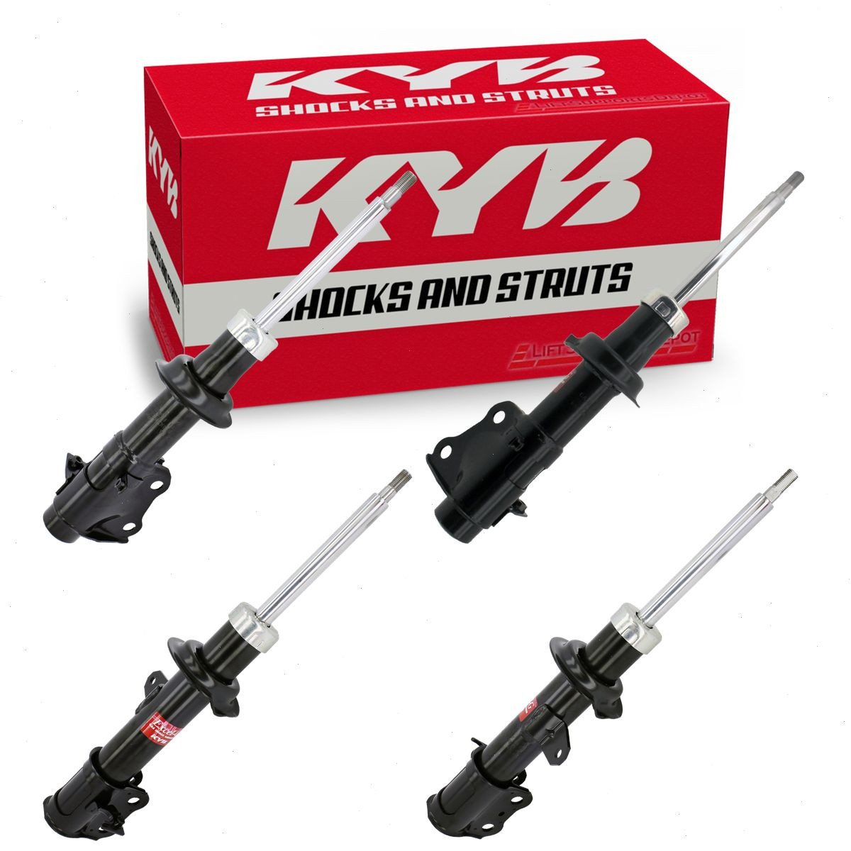2000-2005 Toyota MR2 Spyder 4 pc Strut Kits KYB Excel-G Front Rear