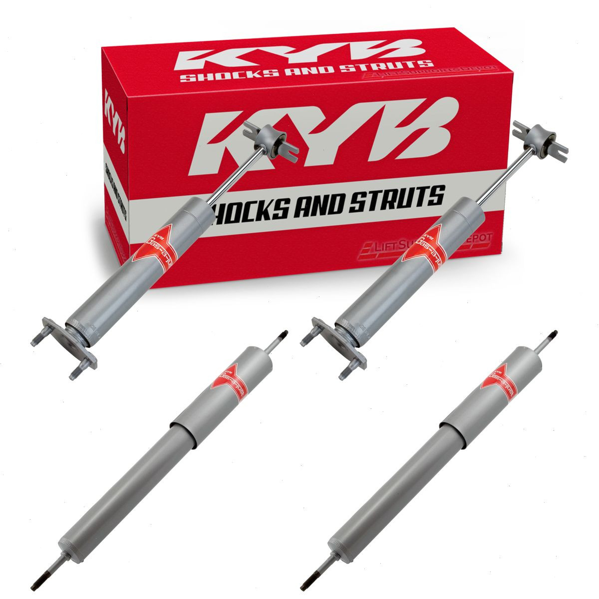 1964-1970 Ford Mustang 4 pc Shock Absorbers KYB Gas-a-Just Front