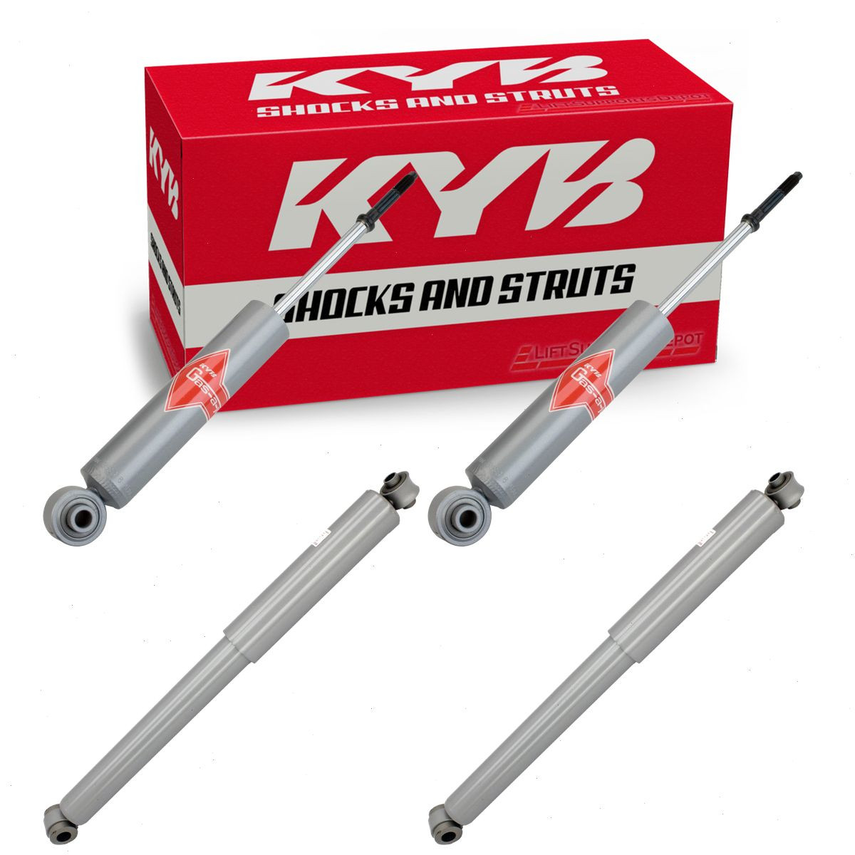 1965-1969 Chrysler Newport 4 pc Shock Absorbers KYB Gas-a-Just