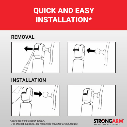 Lexus ES300, ES330 Hood Lift Support - Strong Arm 4172