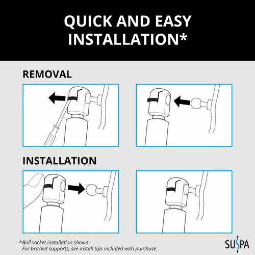 18.70 Inch x 40 Pound Lift Support | Suspa C16-20651