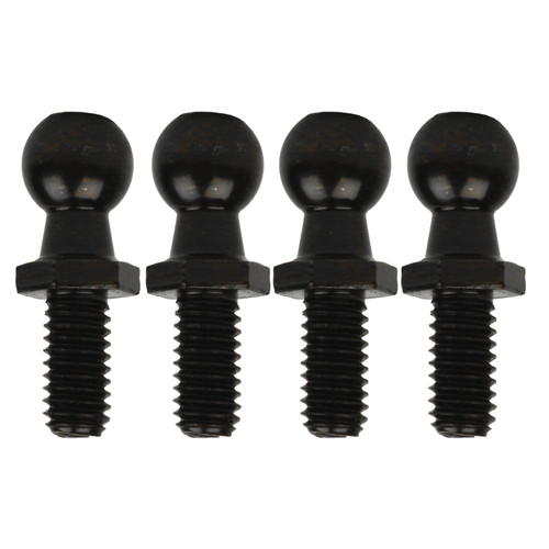 Qty (4) Ball Stud 13mm , M8X1.25 Thread For Lift Supports and Industrial Uses
