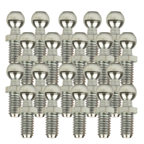 Qty (20) Ball Studs  8mm , M6 X 1.00 Thread Automotive Marine industrial uses