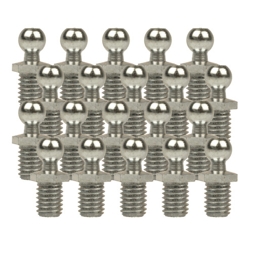 Qty (20) Ball Studs  8mm , M8 X 1.25 Thread Automotive Marine industrial uses