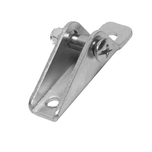 Qty (1) Eyelet Shaft 8MM (5/16) (.32") 2 Hole Angle Bracket Stainless