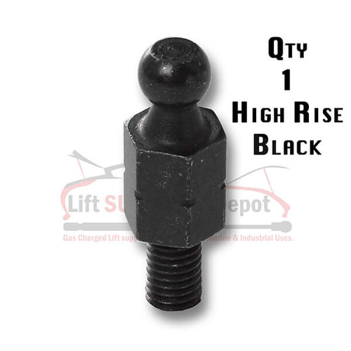 BF Ball Stud 10mm=(3/8") Hi Rise M8 x 1.25 Thread (1)