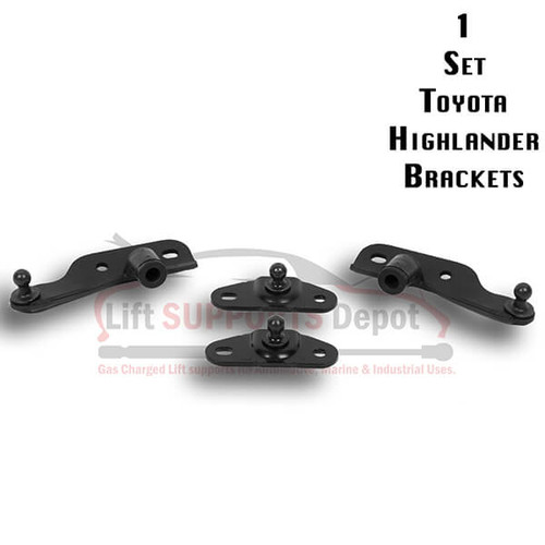 Qty (4) Brackets to fit 2008 To 2013 Highlander Liftgate Tailgate Lift Supports