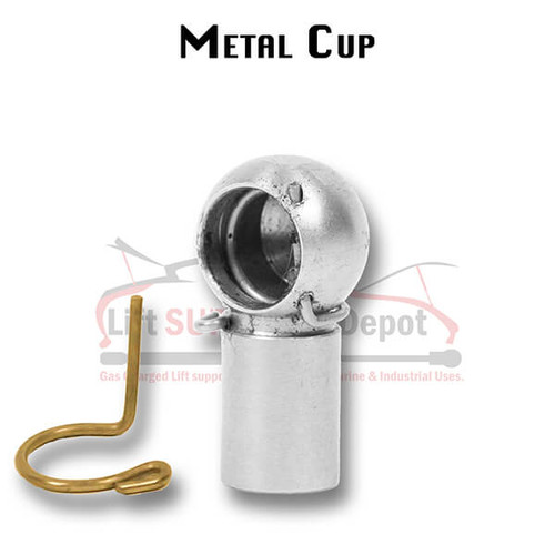 Qty (1) 10mm Stainless Steel 304 Ball Socket End M6x1.0 Thread 22mm .866" High