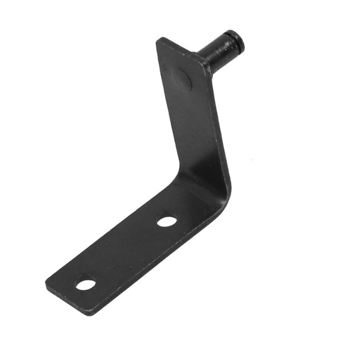 Qty (1) Eyelet Shaft 8MM (5/16) (.32") 2 Hole Angle Bracket Black