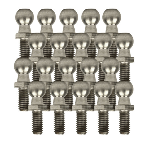 13AC Ball Stud 13mm=(1/2") 5/16 X 18 S316 Stainless 20 Pack