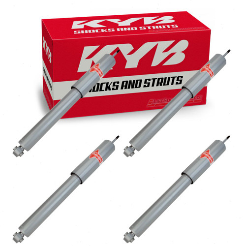1975-1979 Ford F-350 4.9L L6 5.0L V8 5.8L 5.9L 6.4L 6.6L 7.5L 4 pc KYB Gas-a-Just Front Rear Shock Absorbers