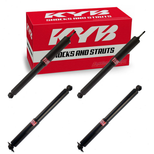 2007-2017 Jeep Wrangler 4 pc KYB Excel-G Front Rear Shock Absorbers