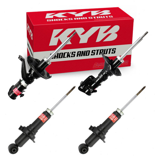 2001-2002 Honda Civic 1.7L L4 4 pc KYB Excel-G Front Rear Left Right Suspension Strut