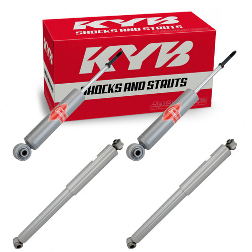 1972-1973 Plymouth Gran Fury 4 pc KYB Gas-a-Just Front Rear Shock Absorbers
