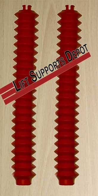 Red, Hood Trunk  Hatch Lift Supports Boot Kit, This kit does both sides