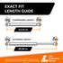 20.04 Inch Lift Supports Depot 4248E32 Lift Support With 8MM Eyelets | 4248E32-W