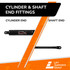 5.98  Inch Lift Supports Depot PM3407 Lift Support  | PM3407-W