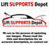 PM3579 compatible Lift Supports Depot Lift Support