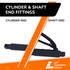 21.54  Inch Lift Supports Depot PM9909L Lift Support  | PM9909L-W