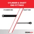 9.50 Inch Strong Arm 4024 Lift Support With Specialty Ends | 4024-W