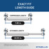 10.93  Inch Stabilus 5C-8889KR Lift Support  | 5C-8889KR-W