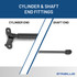 21.97  Inch Stabilus 4B-024957 Lift Support  | 4B-024957-W