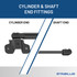 16.71  Inch Stabilus 4B-857332 Lift Support  | 4B-857332-W