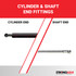 28.00  Inch Strong Arm 6943 Lift Support  | 6943-W