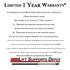 Our Stabilus SG230035 Lifters are engineered with longevity as a high priority so we confident to offer a limited Warranty. Our Stabilus SG230035 Lifters are engineered with longevity as a high priority so we confident to offer a limited Warranty.
