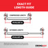 Strong Arm SA3102  Gas Charged  Universal  Lift Support   SA3102-W