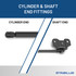 16.58  Inch Stabilus 4B-9904VE Lift Support  | 4B-9904VE-W