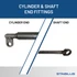 8.94  Inch Stabilus 6Z-439808 Lift Support  | 6Z-439808-W