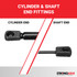 10.00 Inch Strong Arm 4057 Lift Support With Ball Socket | 4057-W
