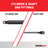 10.00 Inch Strong Arm 4034 Lift Support With Specialty Ends | 4034-W