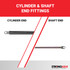 31.85  Inch Strong Arm 4850 Lift Support  | 4850-W