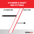 17.23 Inch Strong Arm 4361 Lift Support With Ball Socket | 4361-W