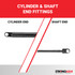18.30 Inch Strong Arm 4621 Lift Support With Specialty Ends | 4621-W