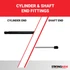 28.03  Inch Strong Arm 6444 Lift Support  | 6444-W
