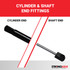 20.90 Inch Strong Arm 6354 Lift Support With Ball Socket | 6354-W