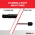 18.50 Inch Strong Arm 6937 Lift Support With Ball Socket | 6937-W