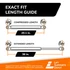 36.10 Inch Lift Supports Depot ST360M1-100M10 Lift Support With 10MM Metal Ball Sockets | ST360M1-100M10-W