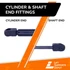 17.72  Inch Lift Supports Depot PM4266 Lift Support  | PM4266-W