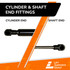 14.86  Inch Lift Supports Depot PM4288 Lift Support  | PM4288-W