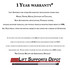 Our Lift Supports Depot GSNI-5300-80 Lifters are engineered with longevity as a high priority so we confident to offer a 1 Year Warranty.